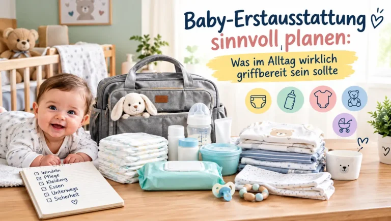 Baby-Erstausstattung sinnvoll planen: Was im Alltag wirklich griffbereit sein sollte